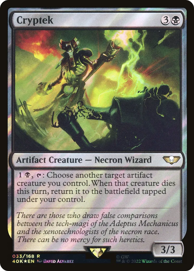 Cryptek — Warhammer 40,000 Commander — Magic: The Gathering