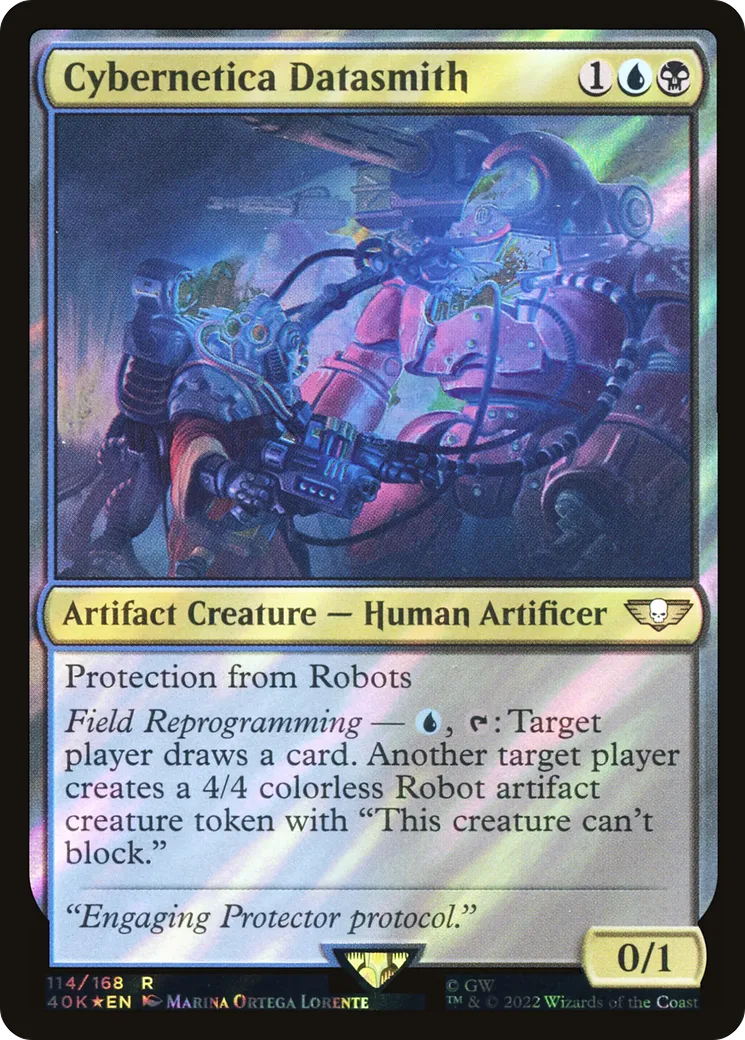 Cybernetica Datasmith from Warhammer 40,000 Commander - Magic: The Gathering