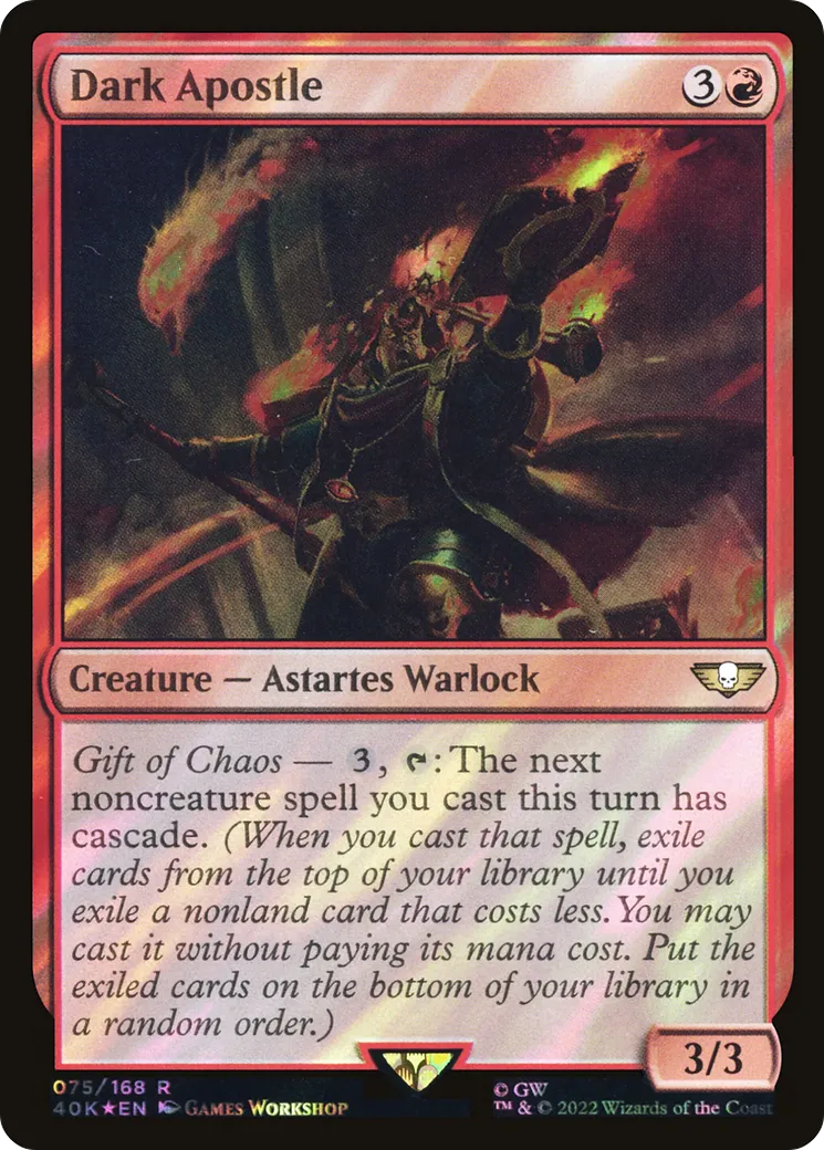 Dark Apostle — Warhammer 40,000 Commander — Magic: The Gathering