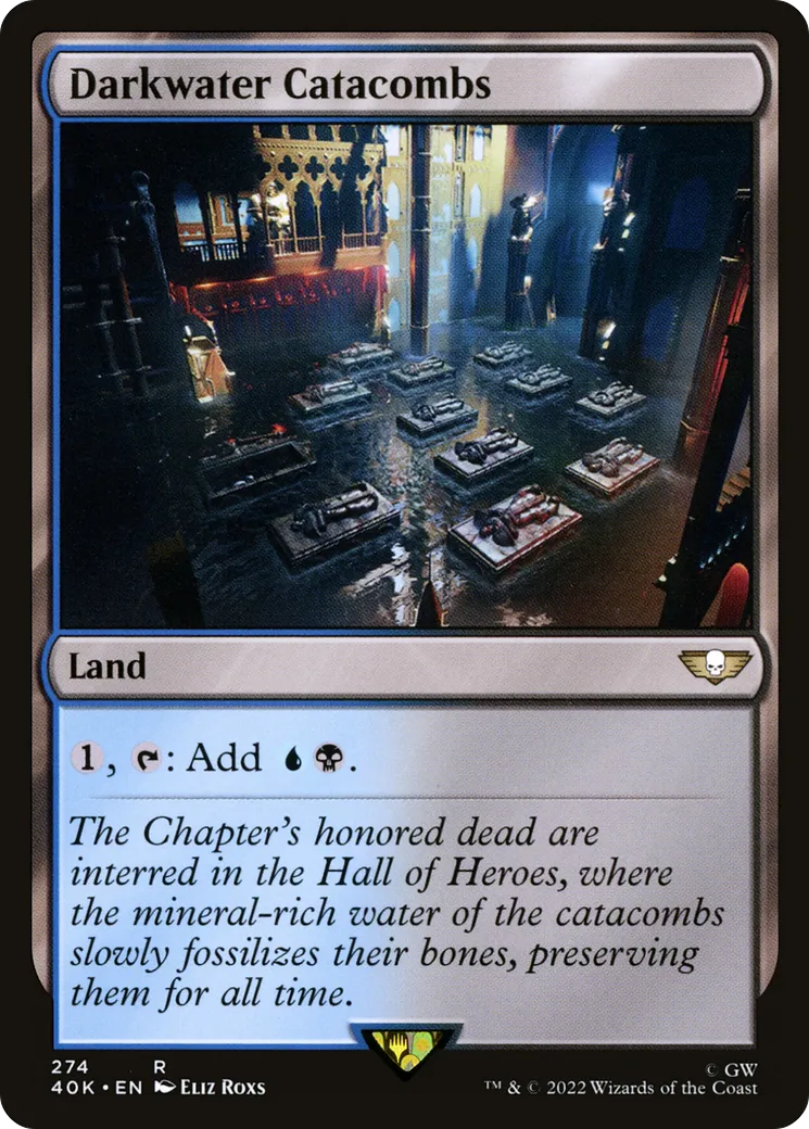 Darkwater Catacombs — Warhammer 40,000 Commander — Magic: The Gathering