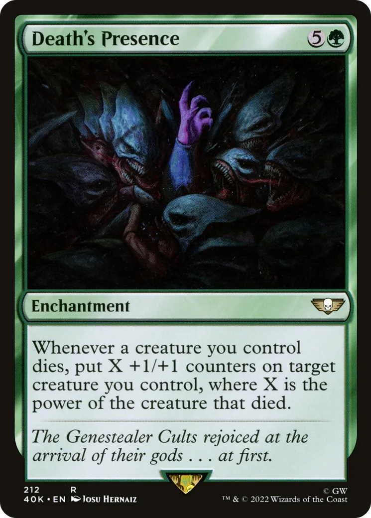 Présence de la mort — Warhammer 40,000 Commander — Magic: The Gathering