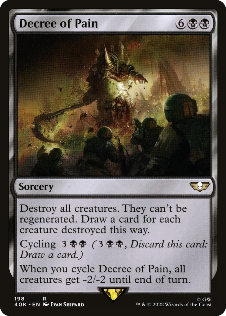 Decree of Pain — Warhammer 40,000 Commander — Magic: The Gathering