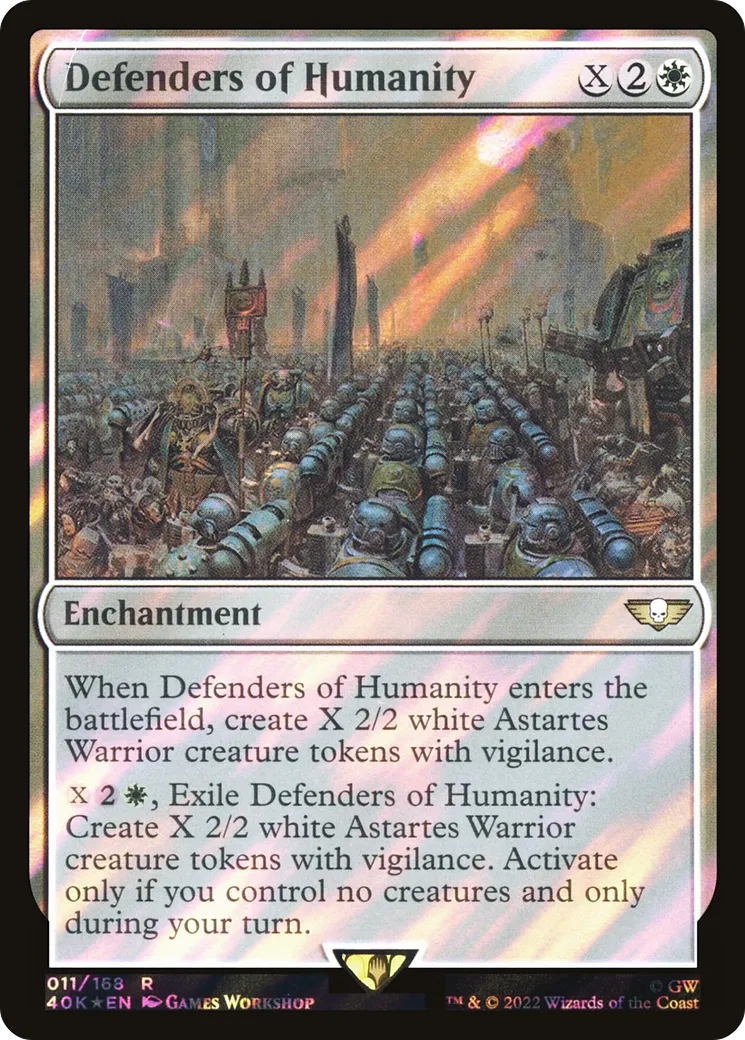 Defenders of Humanity — Warhammer 40,000 Commander — Magic: The Gathering