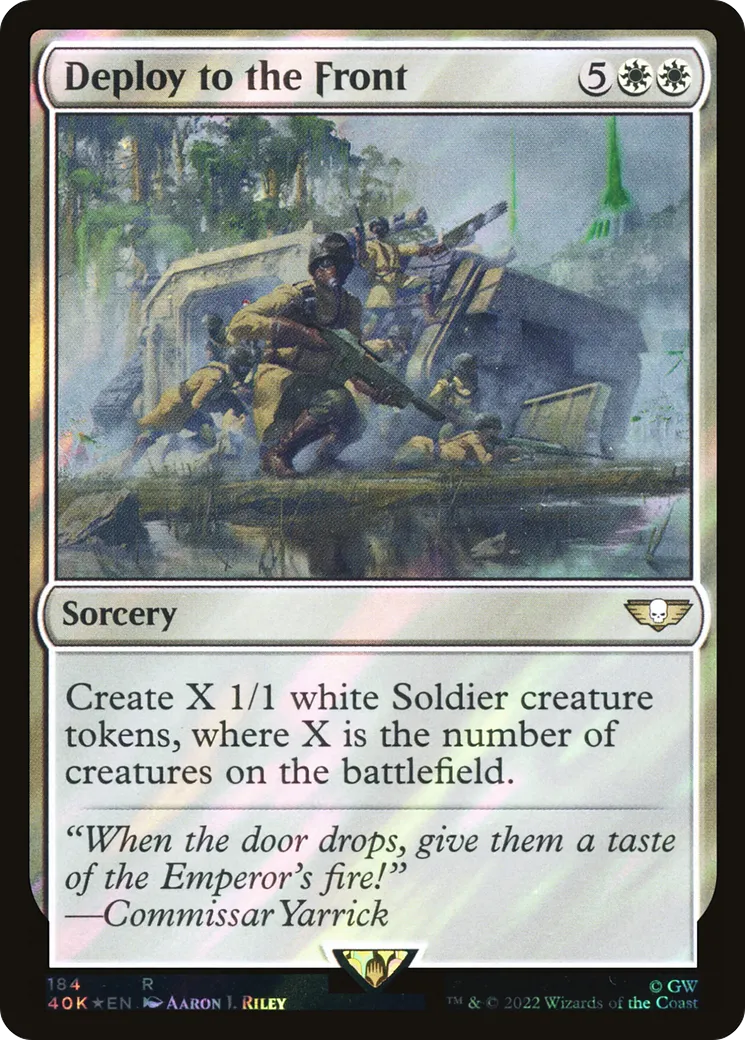 Déploiement au front — Warhammer 40,000 Commander — Magic: The Gathering