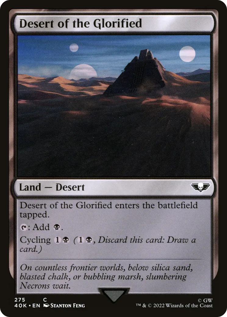 Désert de la Glorifiée — Warhammer 40,000 Commander — Magic: The Gathering