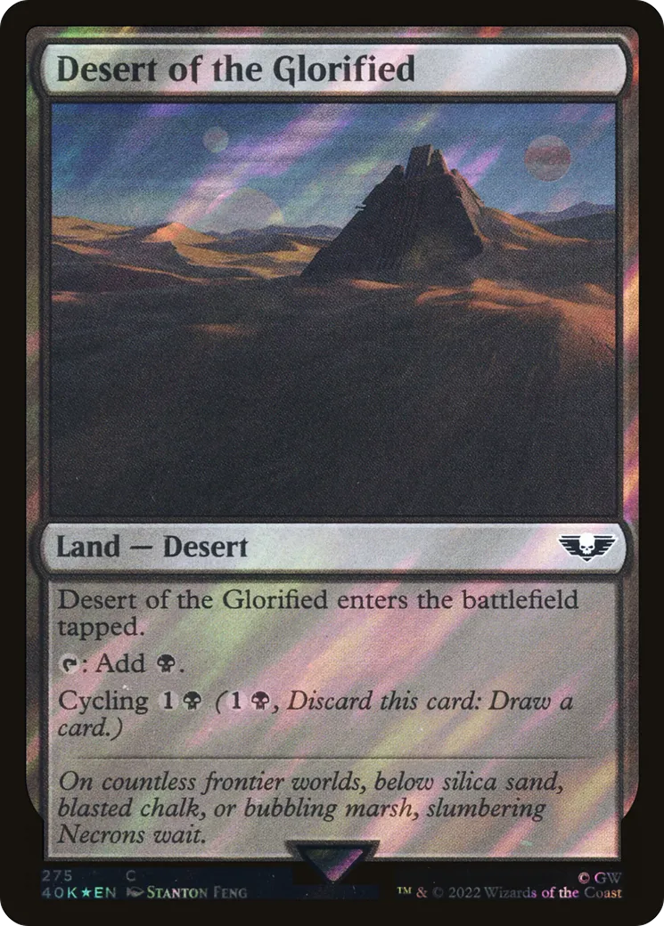 Désert de la Glorifiée — Warhammer 40,000 Commander — Magic: The Gathering