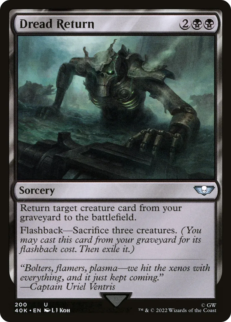 Retour de l'effroi — Warhammer 40,000 Commander — Magic: The Gathering