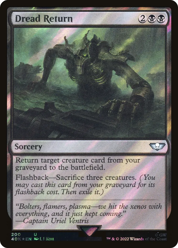 Retour de l'effroi — Warhammer 40,000 Commander — Magic: The Gathering
