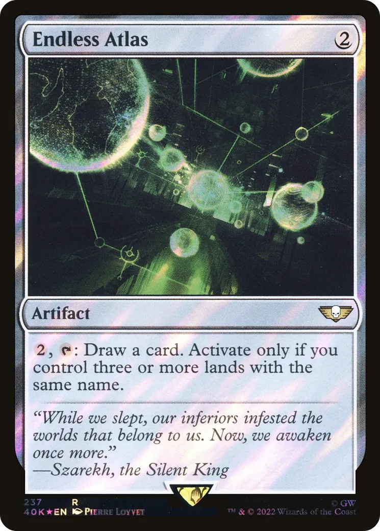 Atlas infini — Warhammer 40,000 Commander — Magic: The Gathering