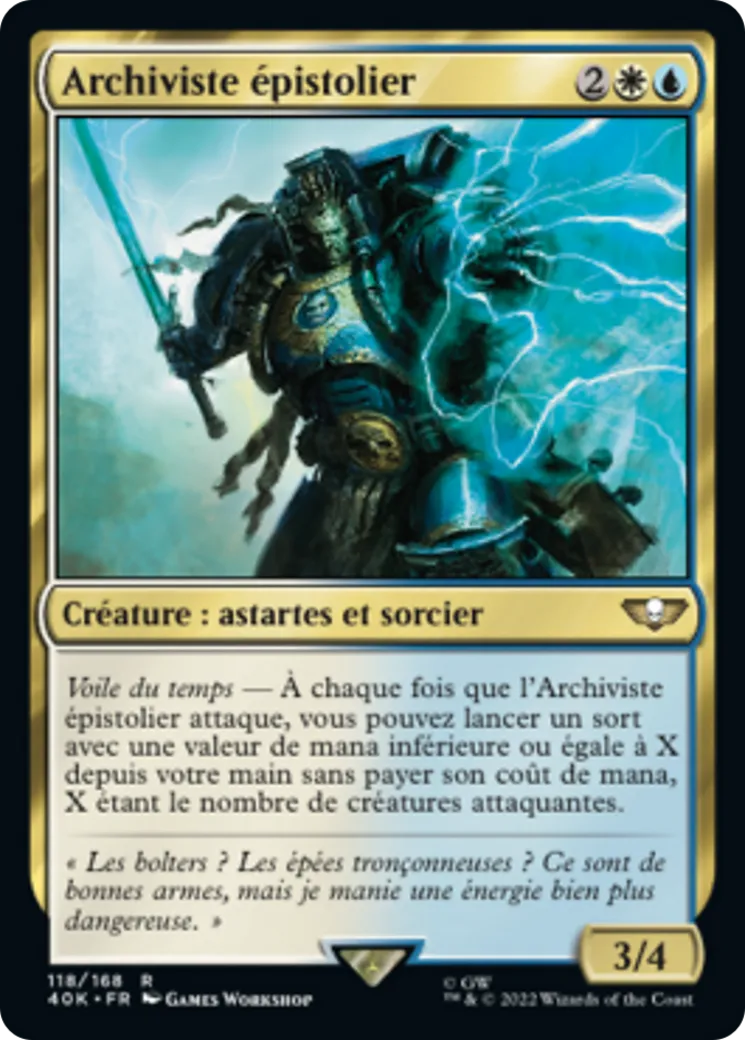 Archiviste épistolier — Warhammer 40,000 Commander — Magic: The Gathering