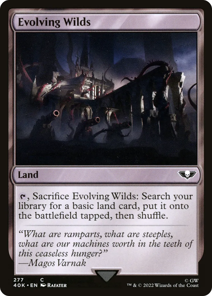 Étendues sauvages en évolution — Warhammer 40,000 Commander — Magic: The Gathering