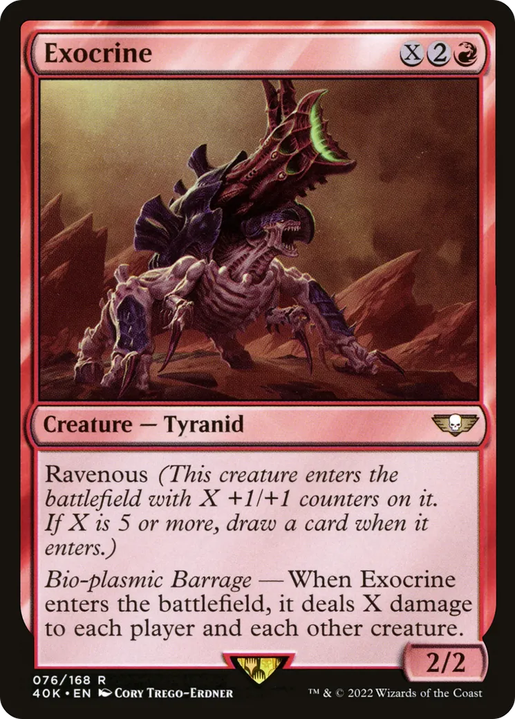 Exocrine — Warhammer 40,000 Commander — Magic: The Gathering