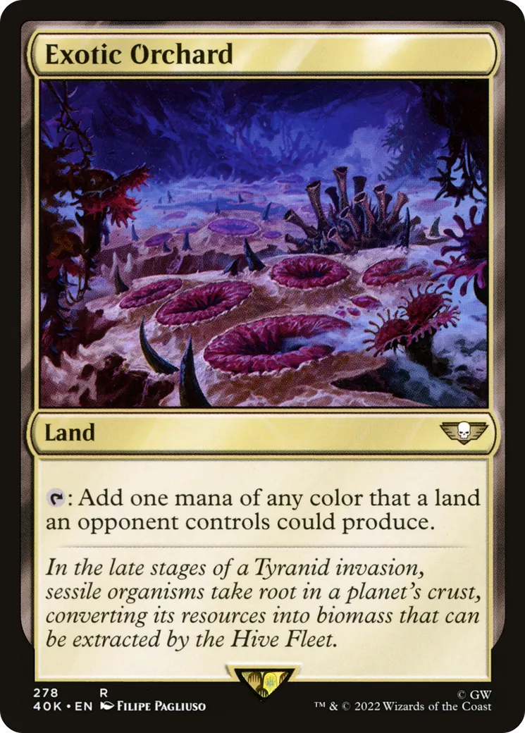Verger exotique — Warhammer 40,000 Commander — Magic: The Gathering