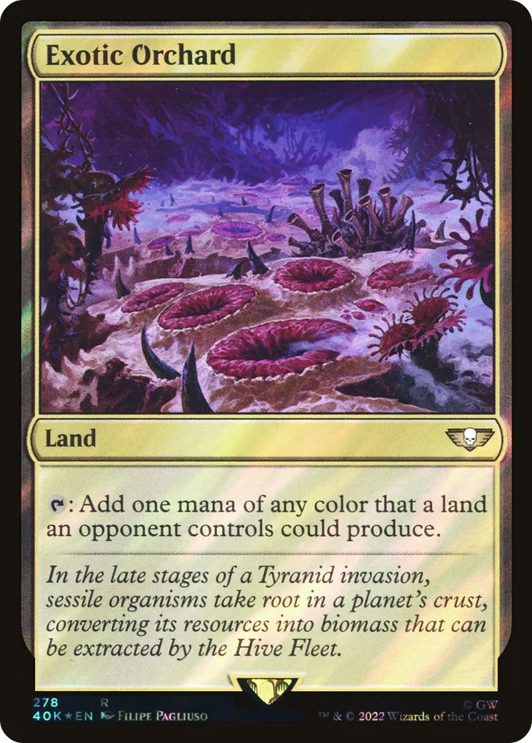 Verger exotique — Warhammer 40,000 Commander — Magic: The Gathering