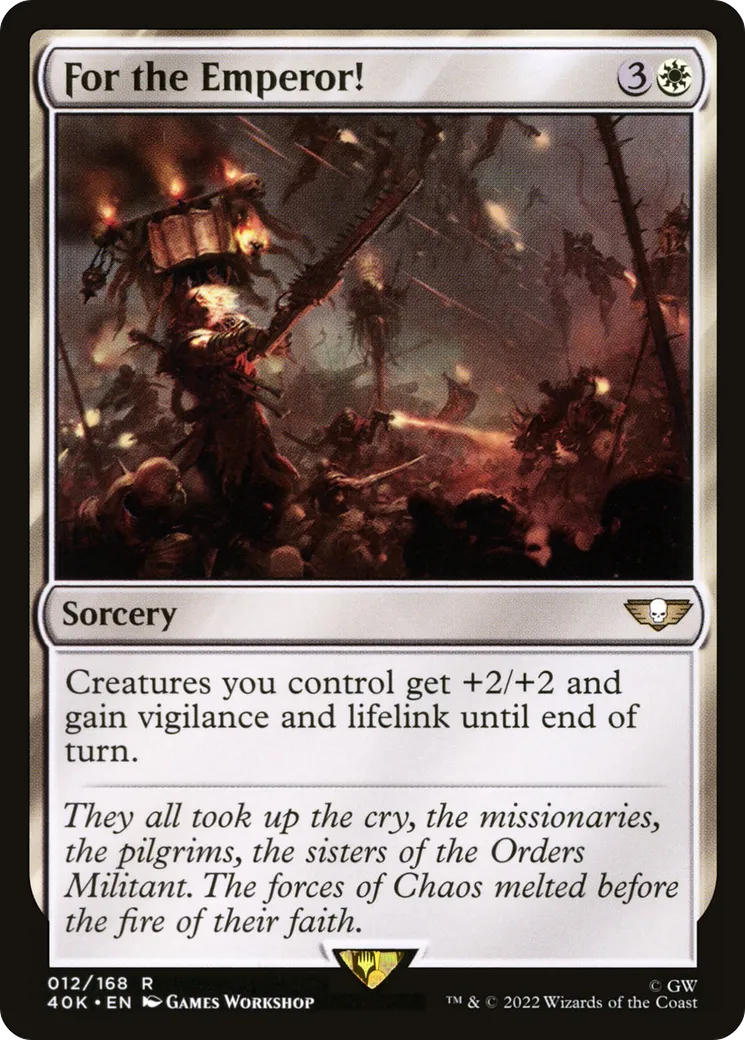 For the Emperor! — Warhammer 40,000 Commander — Magic: The Gathering