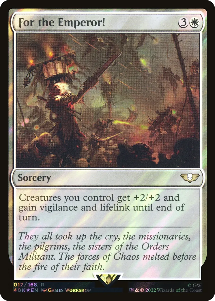 For the Emperor! — Warhammer 40,000 Commander — Magic: The Gathering