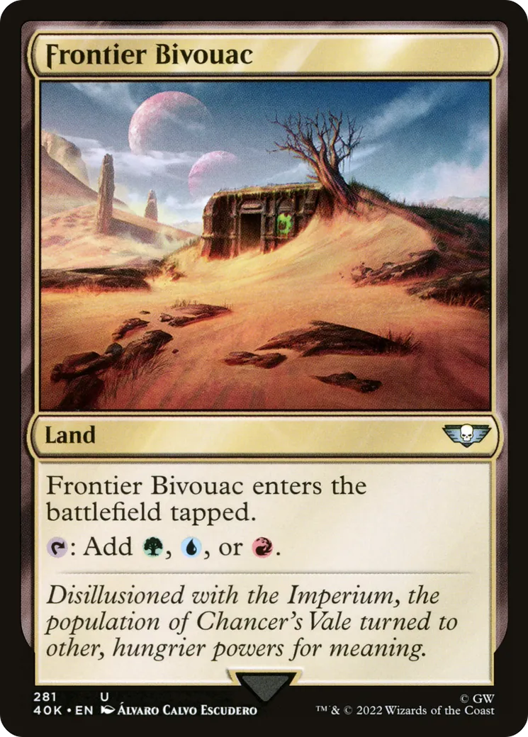 Bivouac de frontière — Warhammer 40,000 Commander — Magic: The Gathering