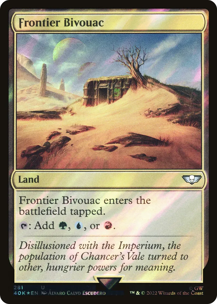 Bivouac de frontière — Warhammer 40,000 Commander — Magic: The Gathering