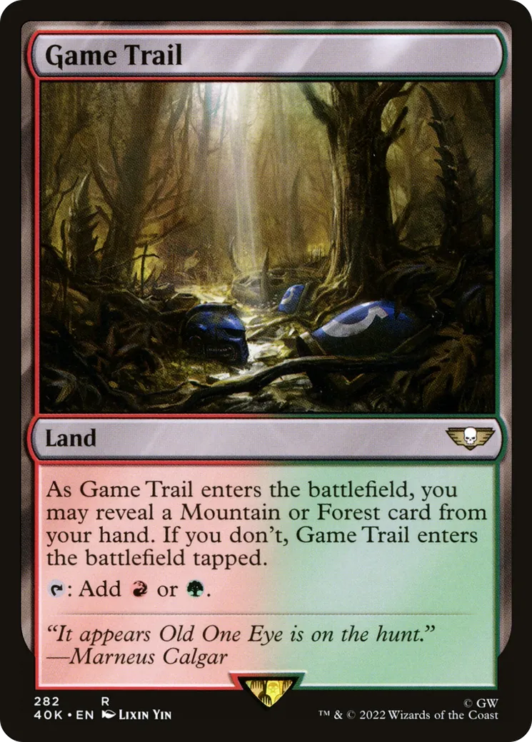 Piste du gibier — Warhammer 40,000 Commander — Magic: The Gathering
