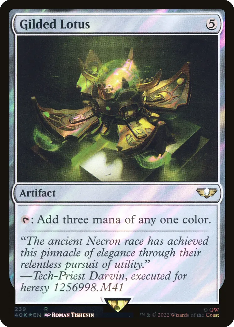 Lotus doré — Warhammer 40,000 Commander — Magic: The Gathering