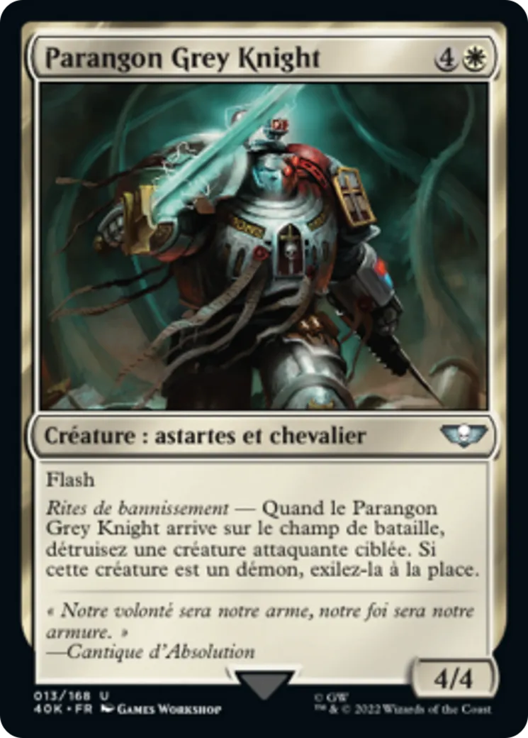 Parangon Grey Knight — Warhammer 40,000 Commander — Magic: The Gathering