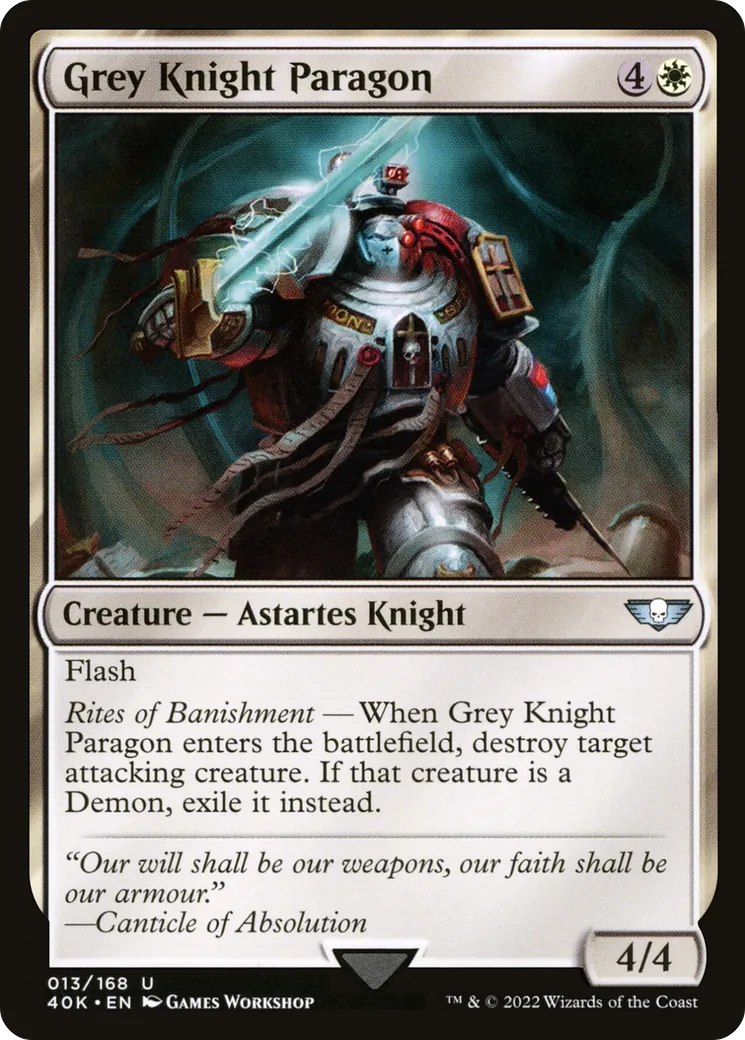 Grey Knight Paragon — Warhammer 40,000 Commander — Magic: The Gathering