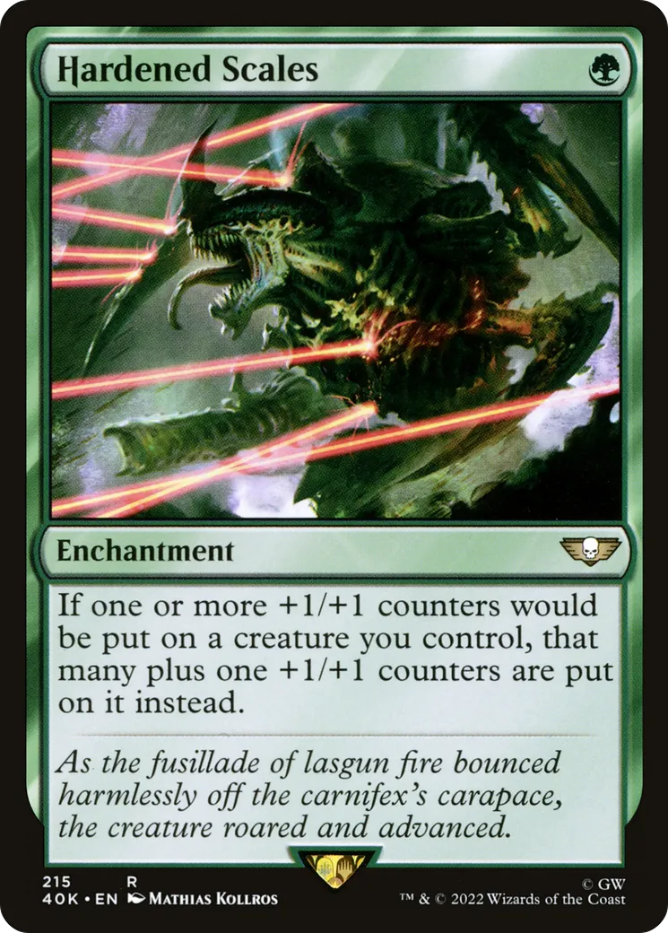 Écailles renforcées — Warhammer 40,000 Commander — Magic: The Gathering