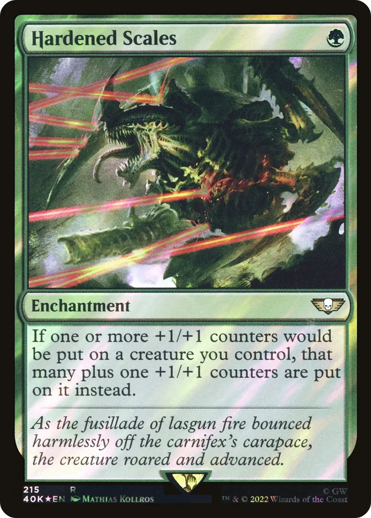 Écailles renforcées — Warhammer 40,000 Commander — Magic: The Gathering