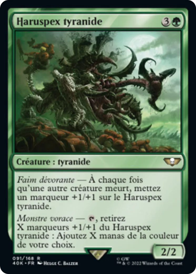 Haruspex tyranide — Warhammer 40,000 Commander — Magic: The Gathering