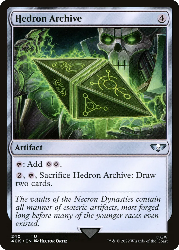 Archive hèdron — Warhammer 40,000 Commander — Magic: The Gathering