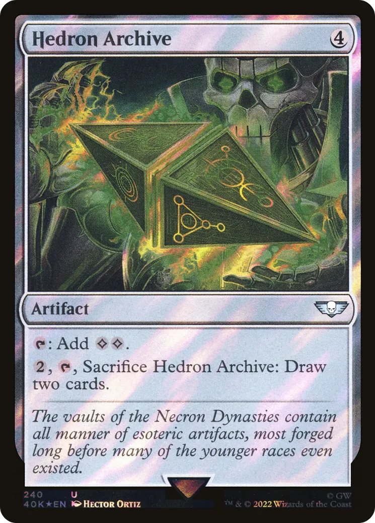 Archive hèdron — Warhammer 40,000 Commander — Magic: The Gathering