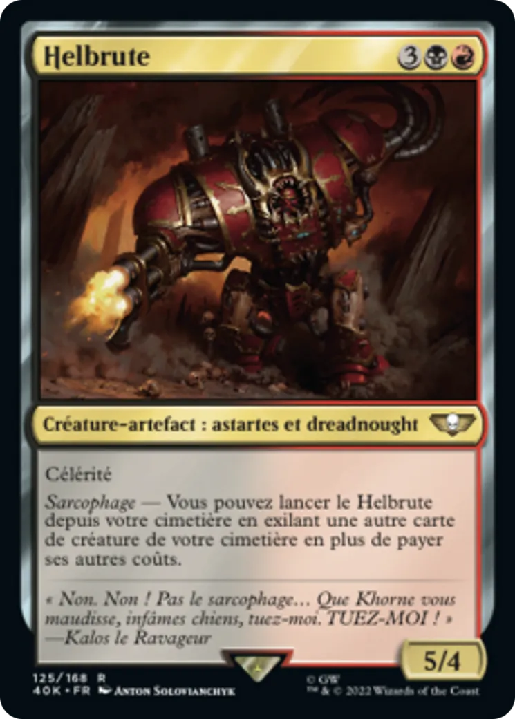 Helbrute — Warhammer 40,000 Commander — Magic: The Gathering