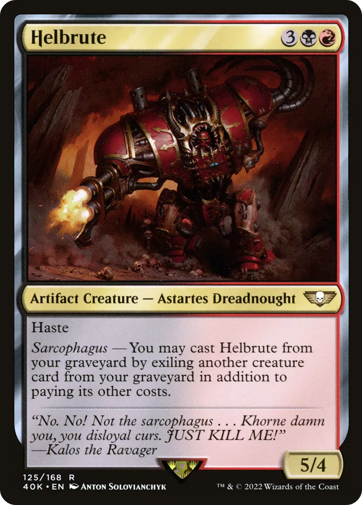 Helbrute — Warhammer 40,000 Commander — Magic: The Gathering