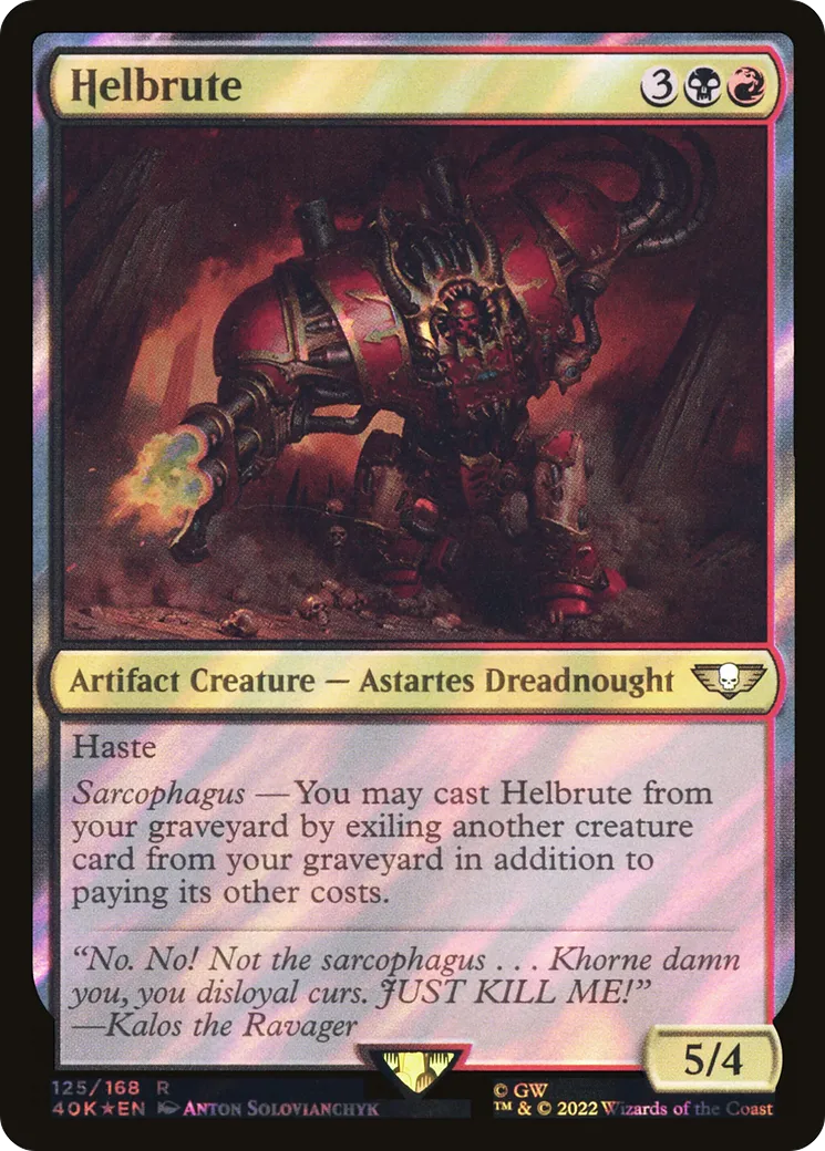 Helbrute — Warhammer 40,000 Commander — Magic: The Gathering
