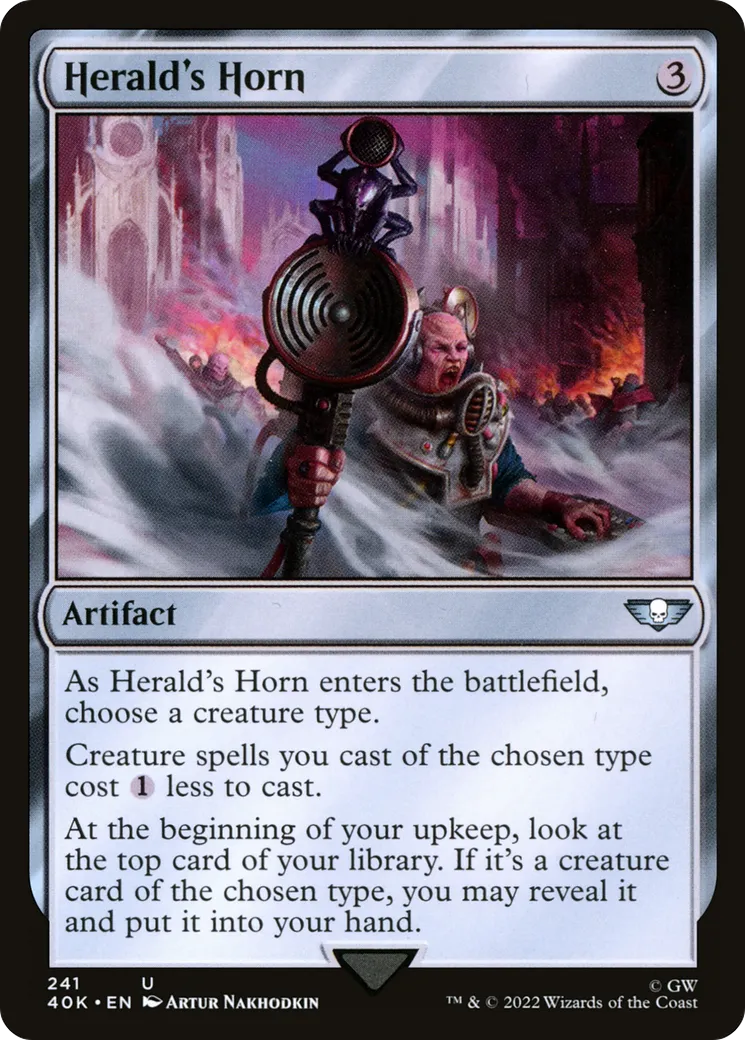 Herald's Horn — Warhammer 40,000 Commander — Magic: The Gathering