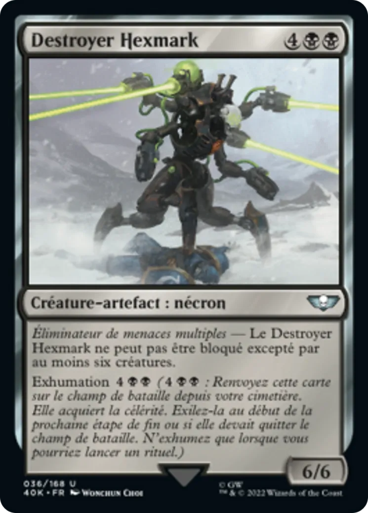 Destroyer Hexmark — Warhammer 40,000 Commander — Magic: The Gathering
