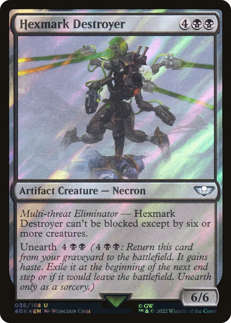 Hexmark Destroyer — Warhammer 40,000 Commander — Magic: The Gathering
