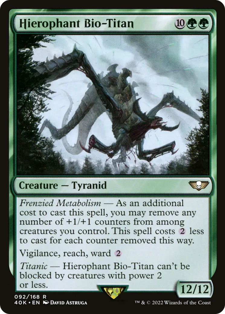 Hierophant Bio-Titan — Warhammer 40,000 Commander — Magic: The Gathering