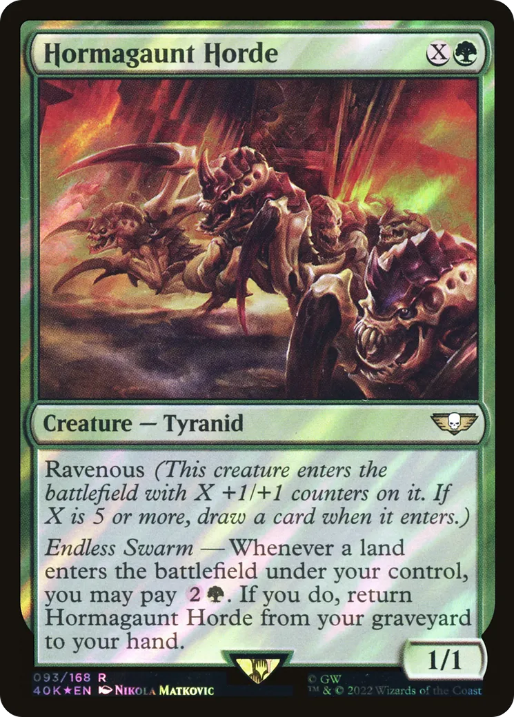 Horde de hormagaunts — Warhammer 40,000 Commander — Magic: The Gathering