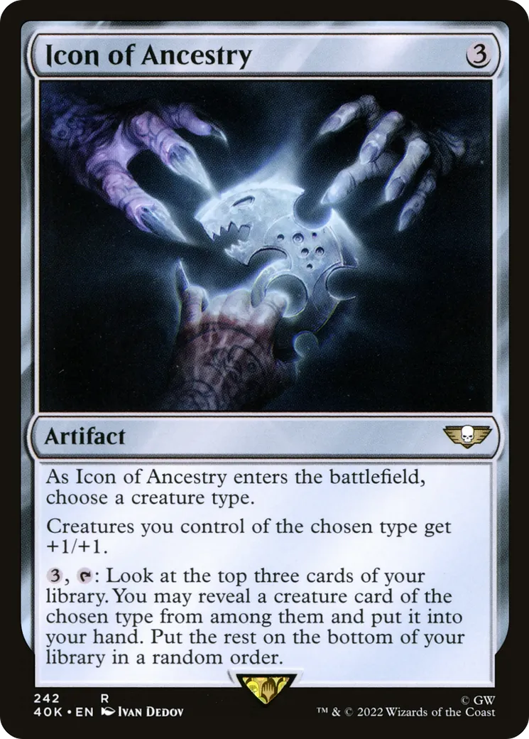 Icon of Ancestry — Warhammer 40,000 Commander — Magic: The Gathering