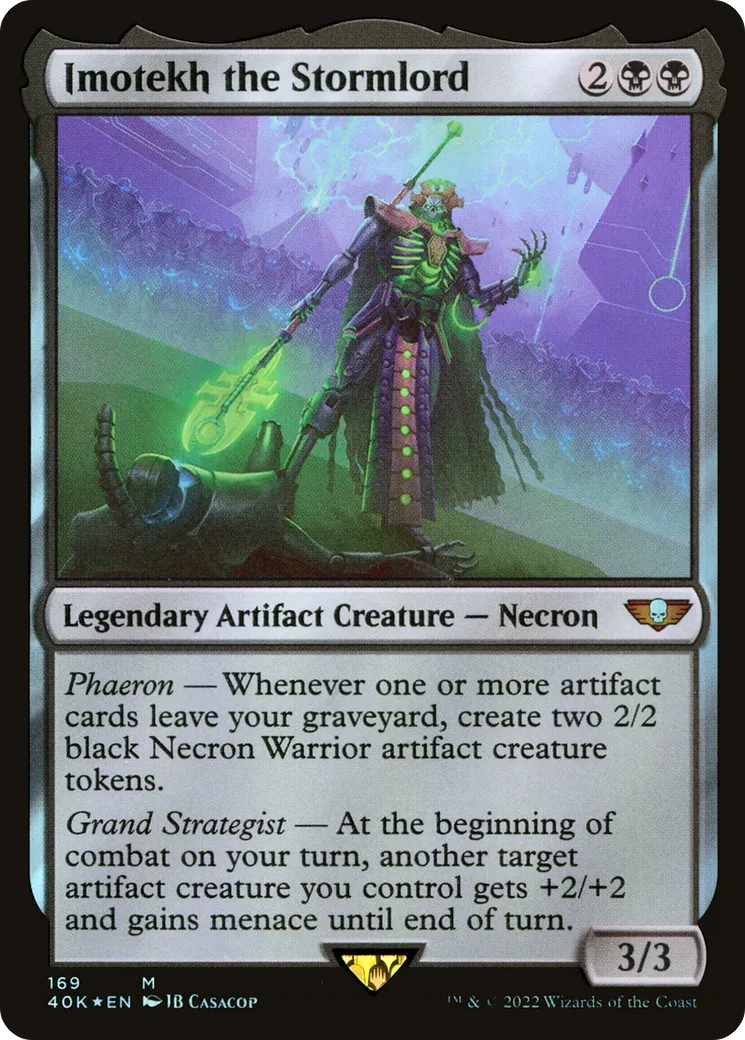 Imotekh the Stormlord — Warhammer 40,000 Commander — Magic: The Gathering