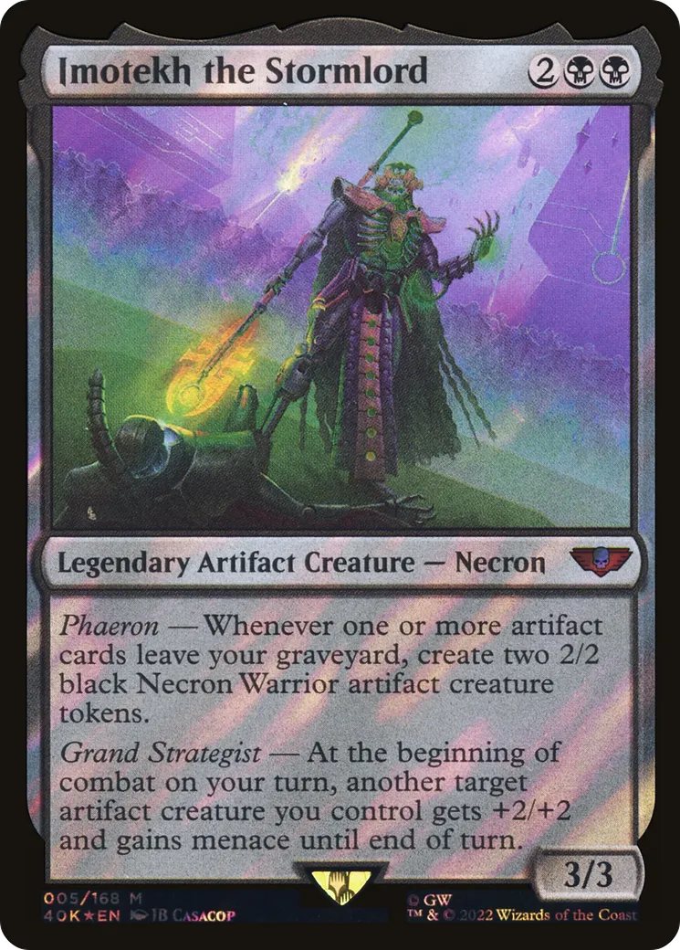 Imotekh the Stormlord — Warhammer 40,000 Commander — Magic: The Gathering