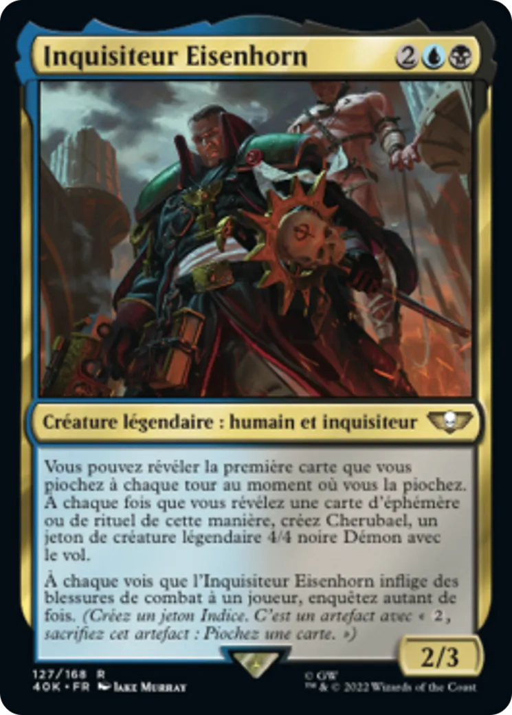 Inquisiteur Eisenhorn — Warhammer 40,000 Commander — Magic: The Gathering