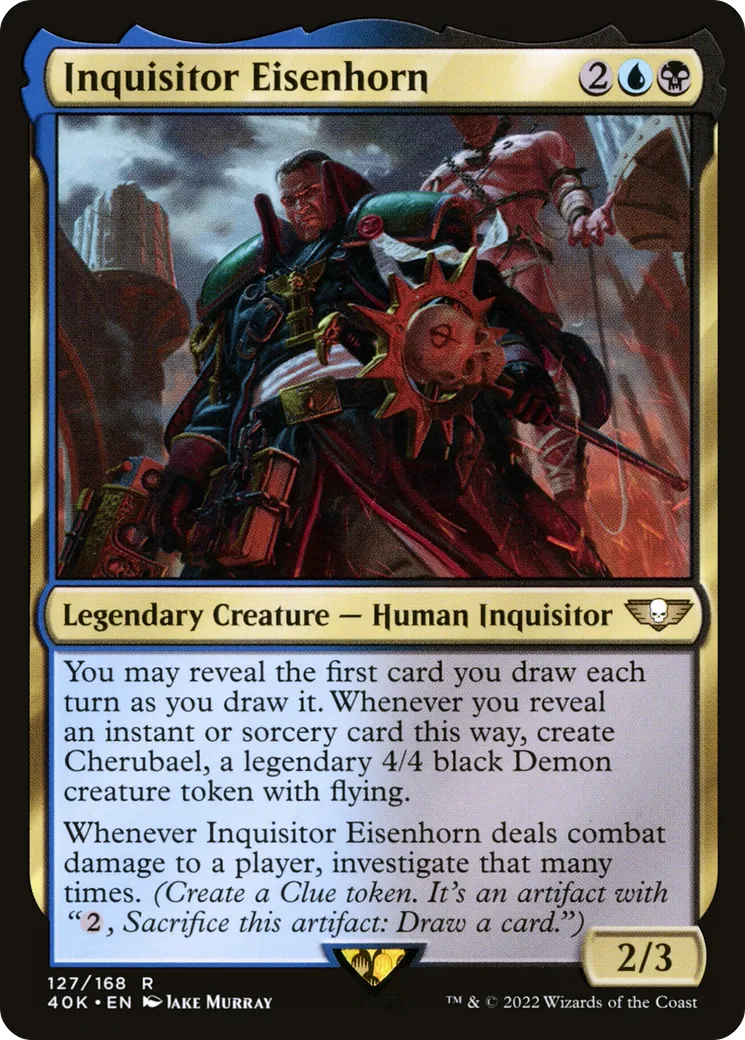 Inquisitor Eisenhorn — Warhammer 40,000 Commander — Magic: The Gathering