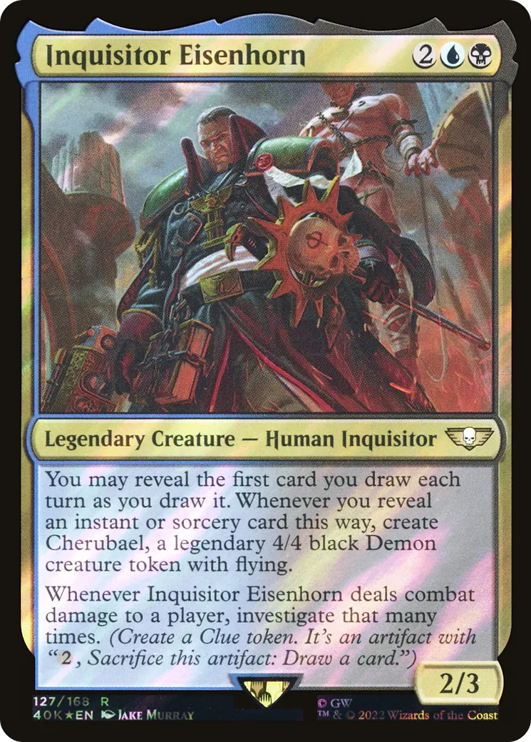 Inquisitor Eisenhorn — Warhammer 40,000 Commander — Magic: The Gathering