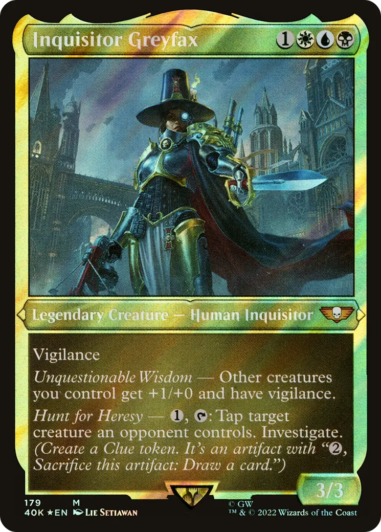 Inquisitor Greyfax — Warhammer 40,000 Commander — Magic: The Gathering