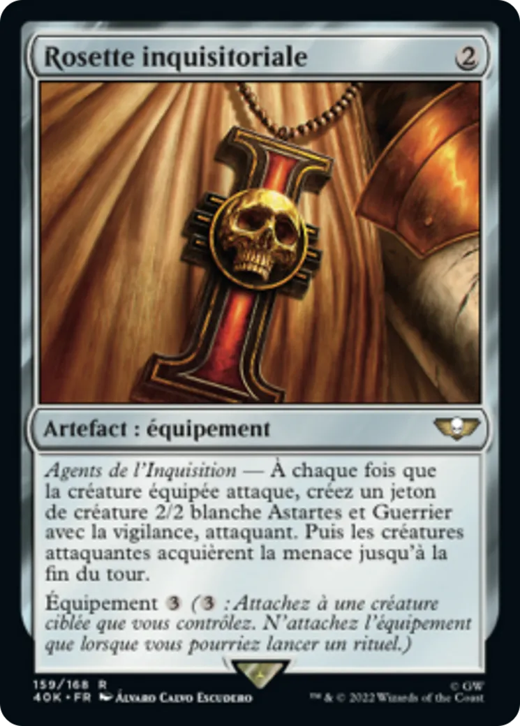 Rosette inquisitoriale — Warhammer 40,000 Commander — Magic: The Gathering