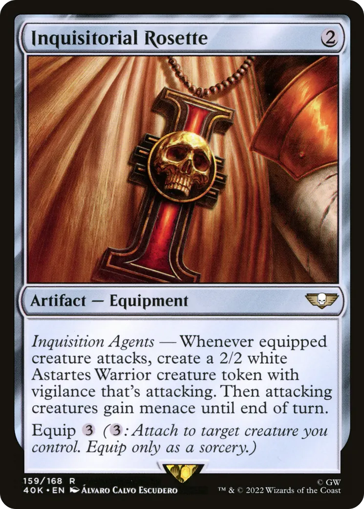 Rosette inquisitoriale — Warhammer 40,000 Commander — Magic: The Gathering