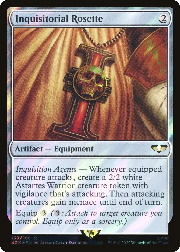 Rosette inquisitoriale — Warhammer 40,000 Commander — Magic: The Gathering