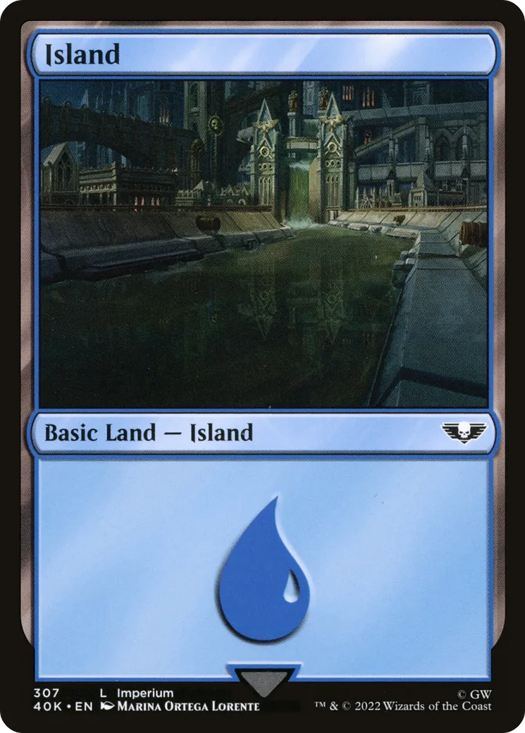 Island — Warhammer 40,000 Commander — Magic: The Gathering